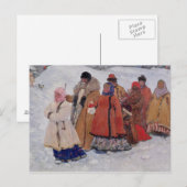 Een familie, 1909 briefkaart (Voorkant / Achterkant)