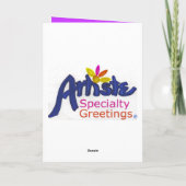 EEN FAMILIE DIE SAMEN VERBLIJF SAMEN BIDT KAART (Achterkant)