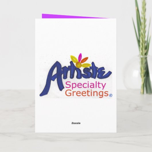 EEN FAMILIE DIE SAMEN VERBLIJF SAMEN BIDT KAART (Achterkant)