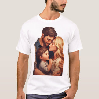 Een familie omhelzen" t-shirt