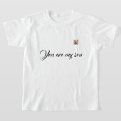 Een familie T-shirt met een leuk beren afbeelding  (Laagn)