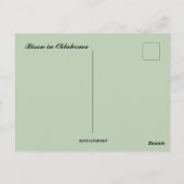 Een familie van bizons in Oklahoma Briefkaart (Achterkant)