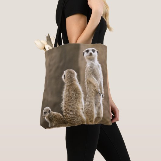 Een familie van Meerkats Tote Bag (Dichtbij)