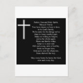 Een familiegebed briefkaart (Voorkant)