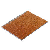 Een fancy bruine lichtgekleurde achtergrond van notitieboek (Linkerzijde)