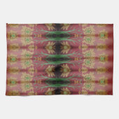 Een Fancy groene geaccentueerde theedoek (Horizontaal)