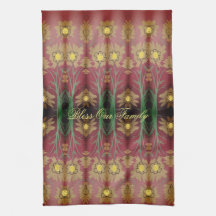 Een Fancy Roos en gele theedoek