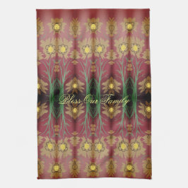 Een Fancy Roos en gele theedoek