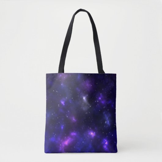 Een fancy sterrenstelsel canvas tas (Voorkant)
