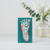 Een Fancy voet Visitekaartjes (Staand voorkant)