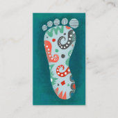 Een Fancy voet Visitekaartjes (Voorkant)