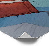 Een fantasie kat astronaut poster (Hoek)