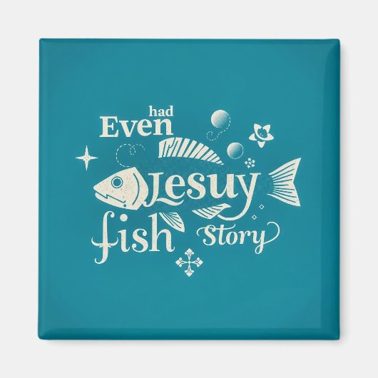Een Fantasierijke Typografie Ontwerp Magneet (Voorkant)
