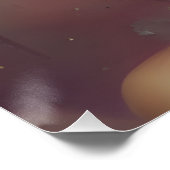 Een fantasievrouw met steampunk tandwielen op haar perfect poster (Hoek)