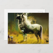 Een fantasiewezen briefkaart (Voorkant / Achterkant)