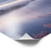 Een fantastisch olieverfschilderij van de berg Fuj Foto Afdruk (Hoek)