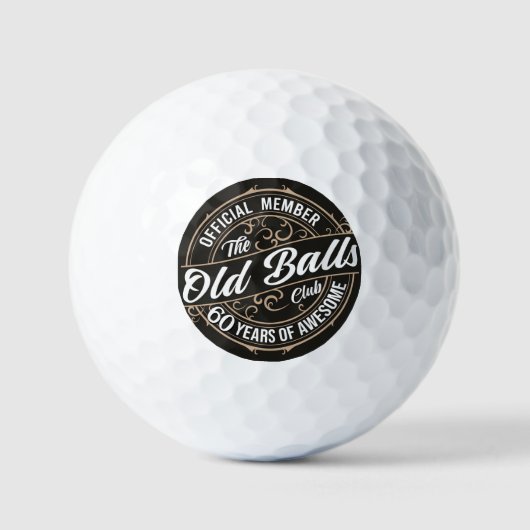 Een fantastische 60 jaar golfballen (Voorkant)