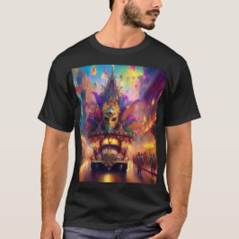Een fantastische blik op een Mardi Gras Parade T-shirt