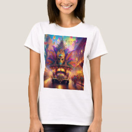 Een fantastische blik op een Mardi Gras Parade T-shirt