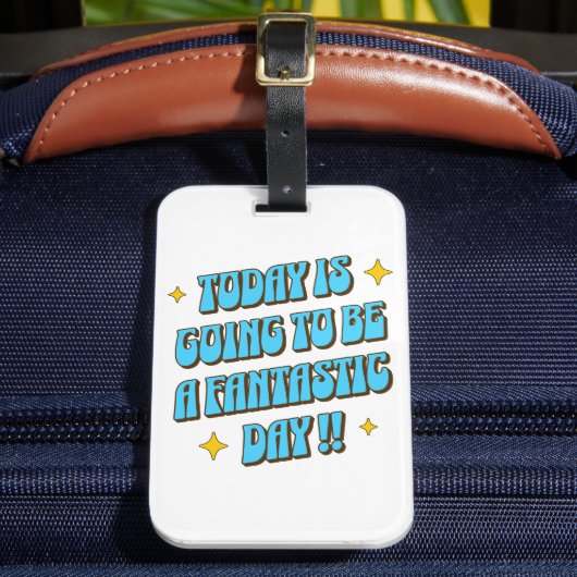 Een fantastische dag bagagelabel (Voorkant Insitu 2)