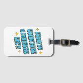 Een fantastische dag bagagelabel (Voorkant (horizontaal))