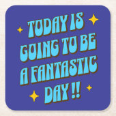 Een fantastische dag kartonnen onderzetters (Voorkant)