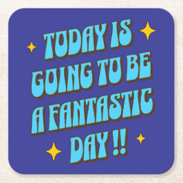 Een fantastische dag kartonnen onderzetters