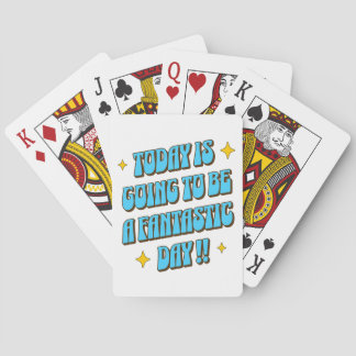 Een fantastische dag pokerkaarten