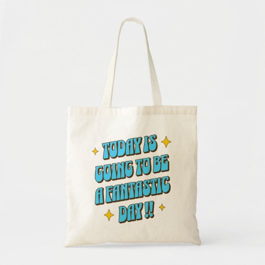 Een fantastische dag tote bag (Voorkant)