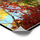 Een Fantastische Herfst (met grens) Poster (Hoek)