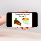 Een fantastische Kaart van de schoolsecretaris voo