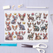 Een Fantastische Mix van Illustraties van Haarloze Tissuepapier (Craft)