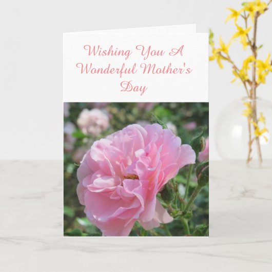 Een fantastische Moederdag Kaart (Gele Bloem)