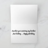 ***ÉÉN FANTASTISCHE SCHWAGERIN**** VERJAARDAG HUMO KAART (Binnen)