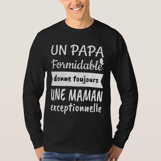 Een fantastische vader, model, uniek, stijlvol, na t-shirt (Voorkant)