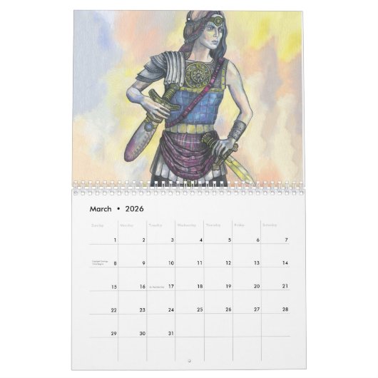 Een Fantasy Art Calendar - 2017 Kalender (Mar 2026)