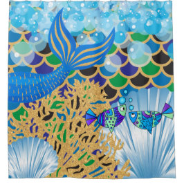Een Fantasy Mermaid Life Douchegordijn
