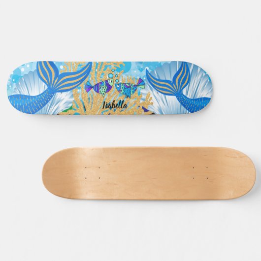 Een Fantasy Mermaid Life Skateboard (Horizontaal)