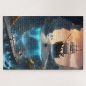 Een fascinerende grot-ingang legpuzzel (Horizontaal)