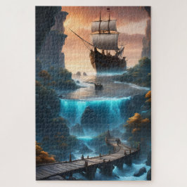 Een fascinerende grot-ingang legpuzzel