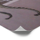 EEN FASHIONABELE KARTDECOLADY POSTER (Hoek)