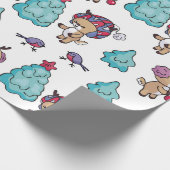 Een Fawn en Bird Wrapping Papier (Hoek)