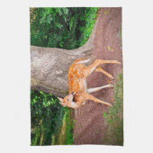 Een fawn theedoek (Verticaal)