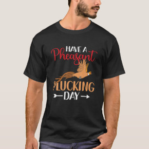 Een fazant-springstaartje voor vogeljacht t-shirt