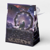 Een fee en een donkere wolf bedankdoosjes (Achterkant)