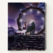 Een fee en een donkere wolf notitieboek (Achterkant)