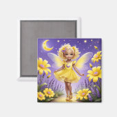 Een fee - gele magneet (Voorkant / Achterkant)