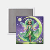 Een fee - groene magneet (Voorkant / Achterkant)
