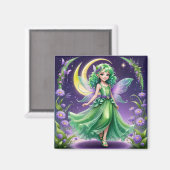 Een fee - groene magneet (Voorkant / Achterkant)