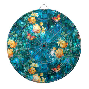 Een fee in de tuin serie ontwerp 11 dartbord